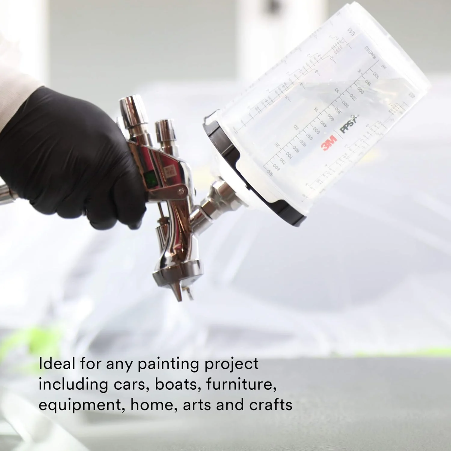 3M™ PPS™ Series 2.0 Spray Cup System Kit, 26024, Large (28 fl oz, 850 mL), 200 Micron Filter, 1 kit per case - Image 5