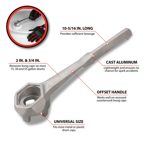 Aluminum Bung Wrench - Image 3