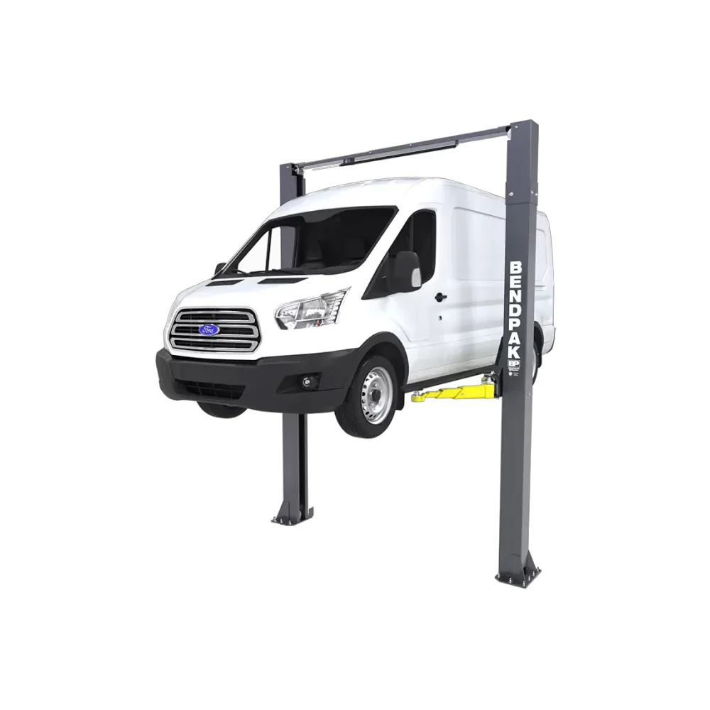 BendPak 10APX-181 2 Post Lift 10.000lbs Capacity ClearFloor Adjustable Width Base - 181" Height
