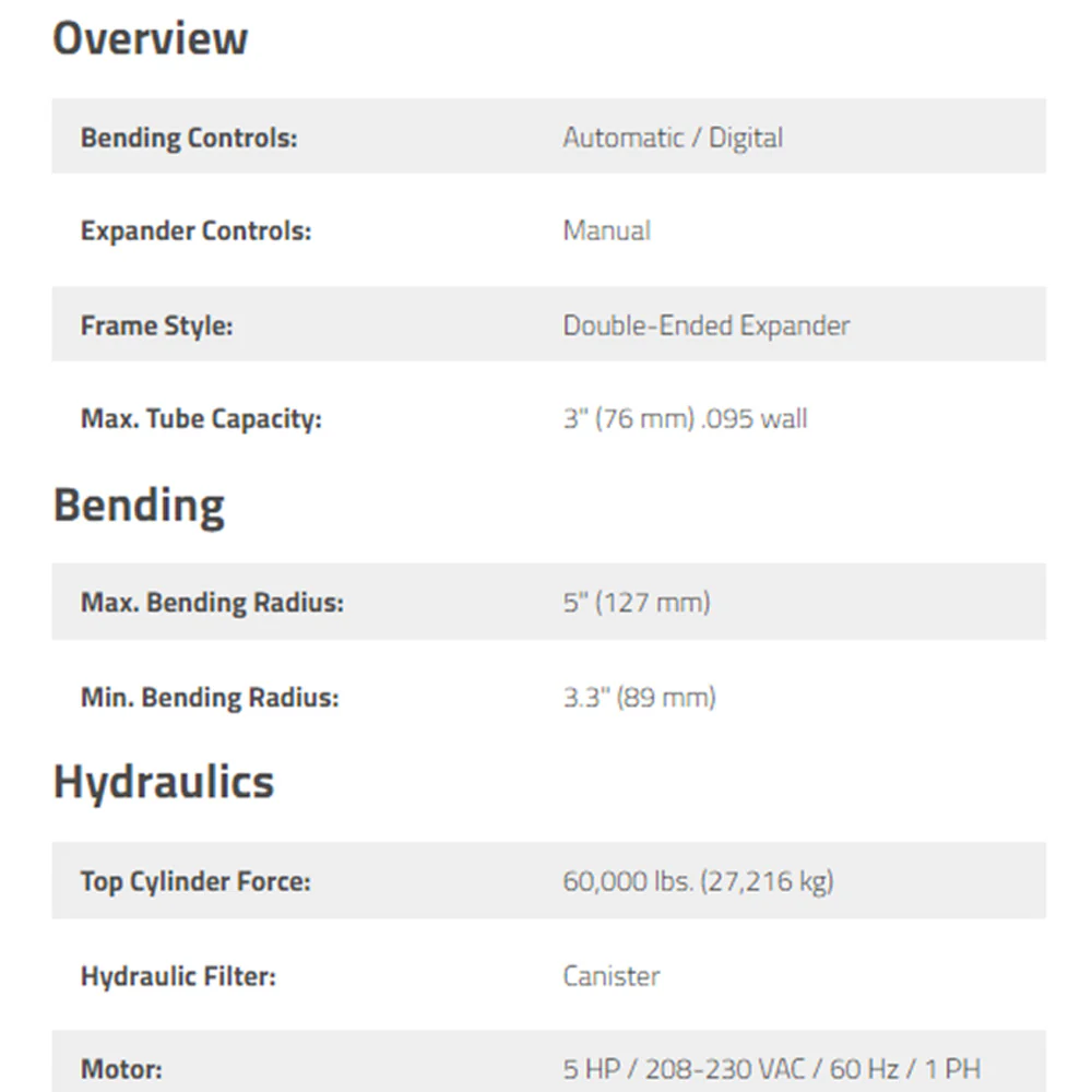 Bendpak Digital Automatic Pipe Bender - Image 2