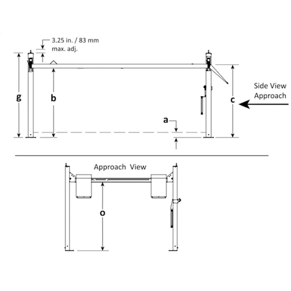 BendPak HD-75BXT 7,000-lb. Capacity/4-Post/AdjTrack/CarBoatLift - Image 3