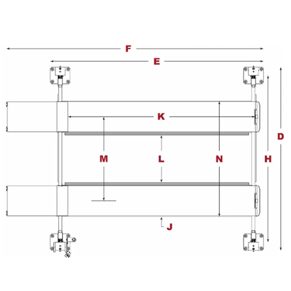 BendPak HD-9ST 9,000-lb. Capacity / Four-Post Lift / Narrow Width - Image 3