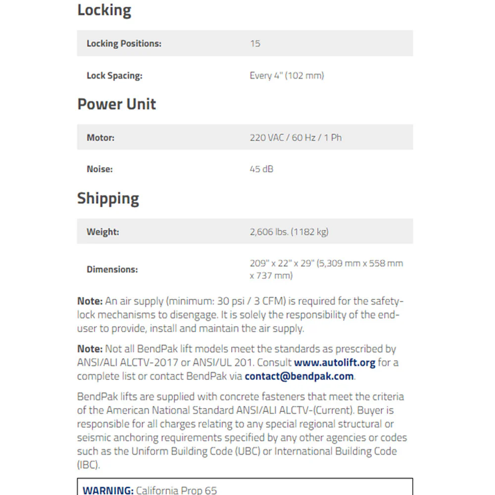 BendPak HDS-14 14,000-lb. Capacity / Four-Post Lift / Standard Length - Image 6