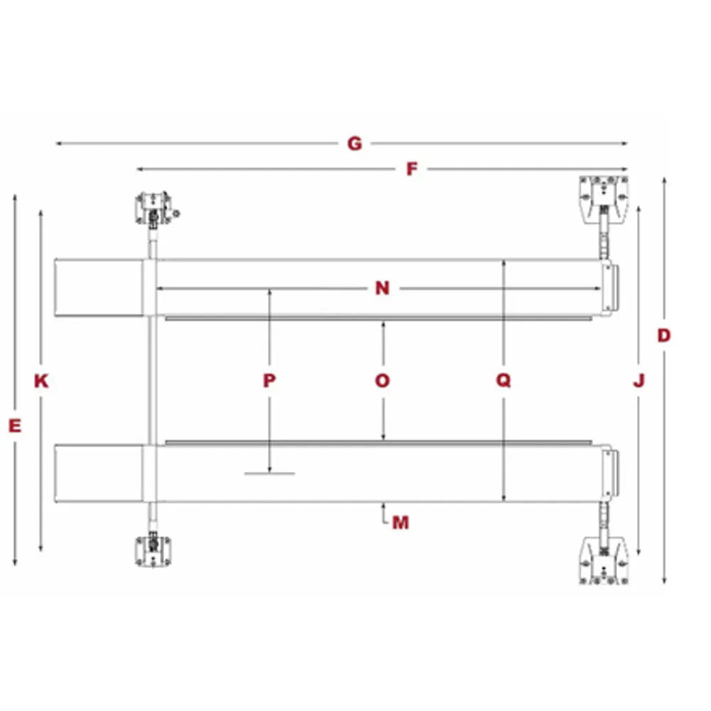 BendPak HDSO14P 14,000-lb. Capacity / Four-Post Lift / Open-Front - Image 3