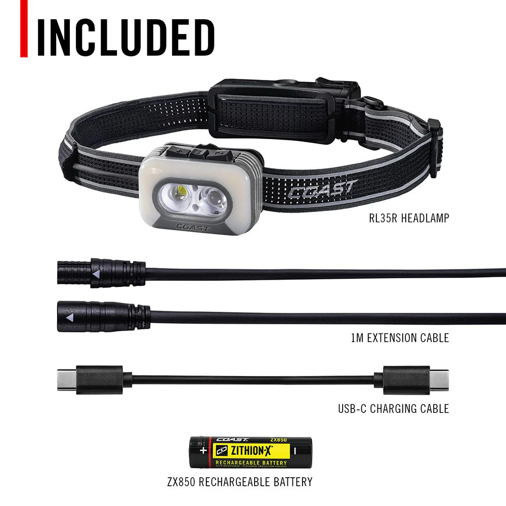 Coast® RL35R Headlamp with Voice Activation - Image 6