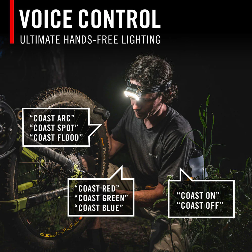 Coast® RL35R Headlamp with Voice Activation - Image 8