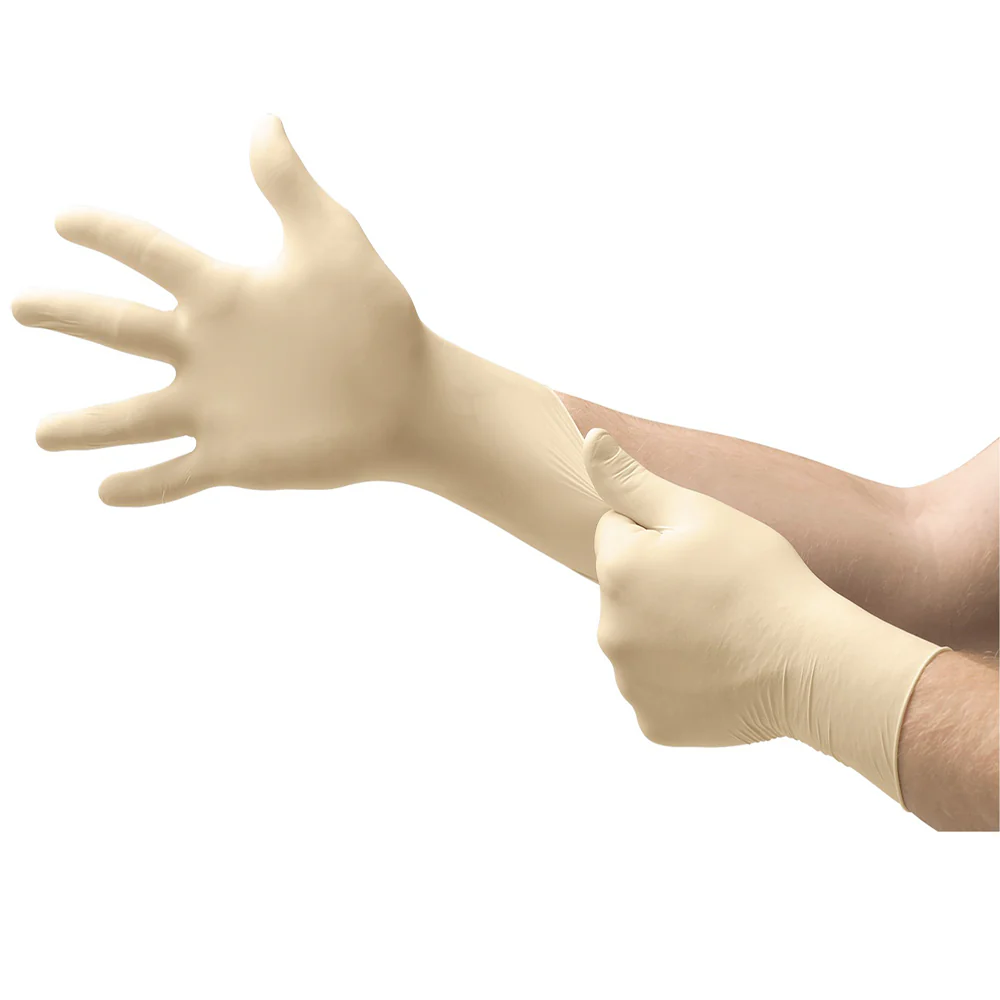 Diamond Grip Latex Gloves - Heavy-Duty - (100 / Box) - Image 2