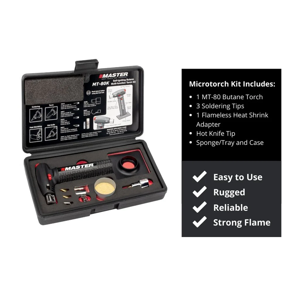 Master Butane Microtorch® Heat Shrink And Soldering Kit - Image 3
