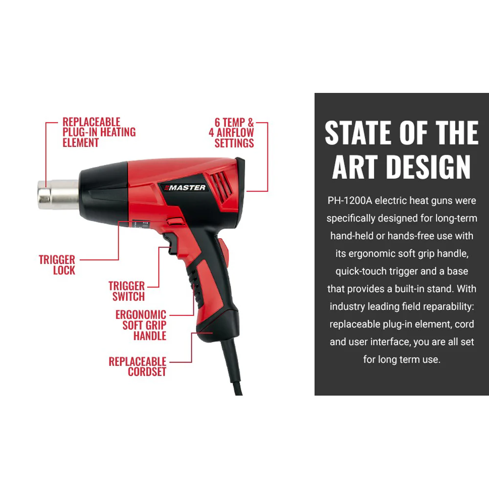 Proheat® 1200A Varitemp® Professional Heat Gun - Image 4