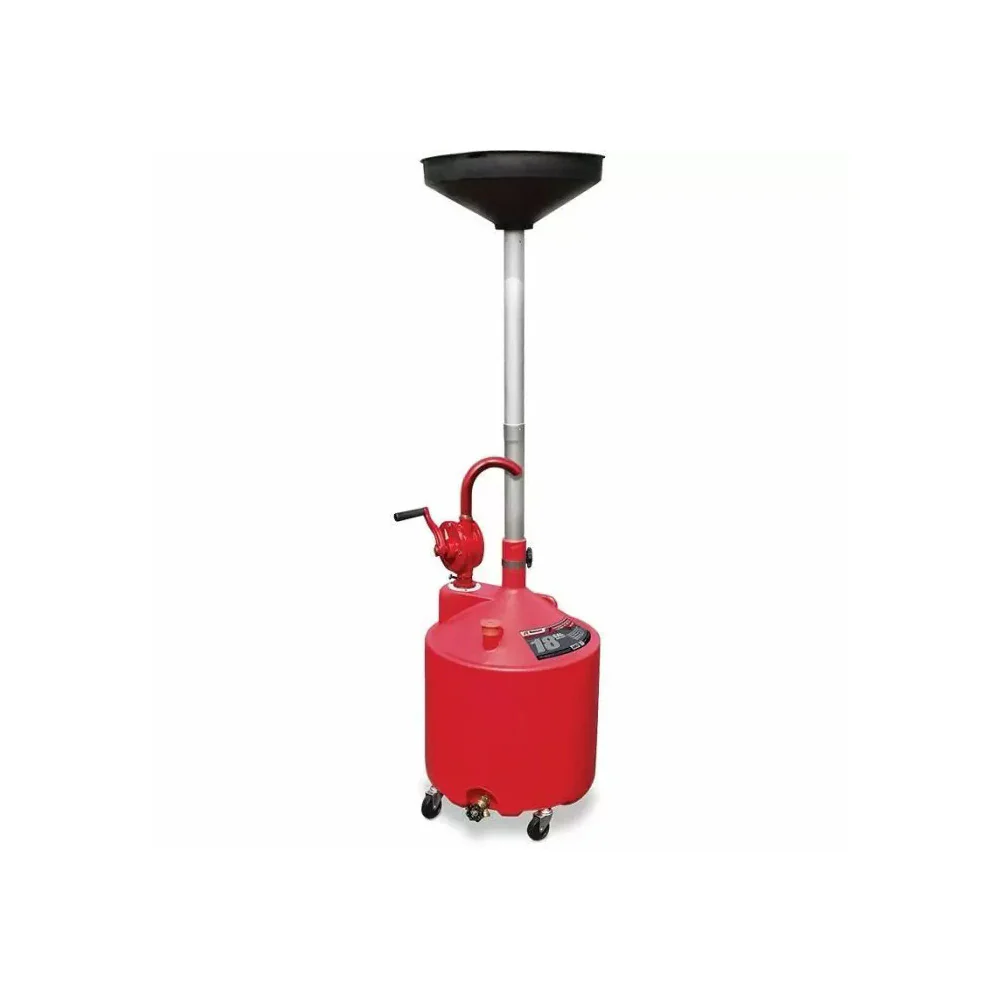 Ranger RD-18G 18-Gallon Upright Portable Oil Drain with Pump