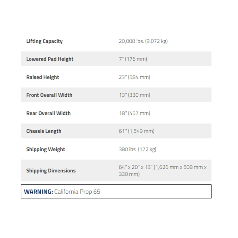 Ranger RFJ-10TL 10-Ton Long Frame Floor Jack - Image 2