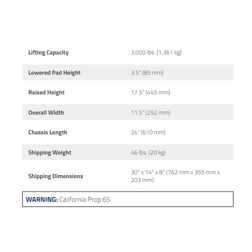 Ranger RFJ-3000AL 1.5-Ton Aluminum Racing Floor Jack - Image 2