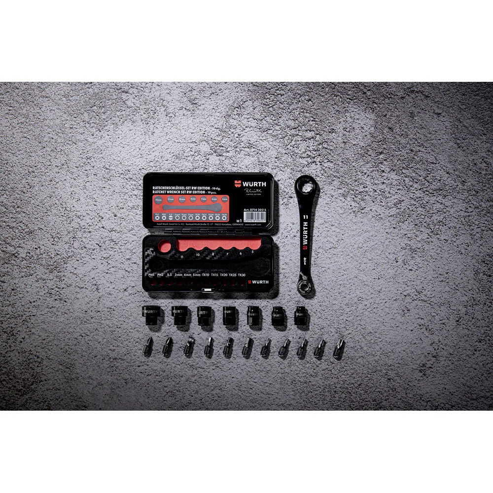 Reinhold Wurth Limited Edition Mini Ratchet Wrench Set