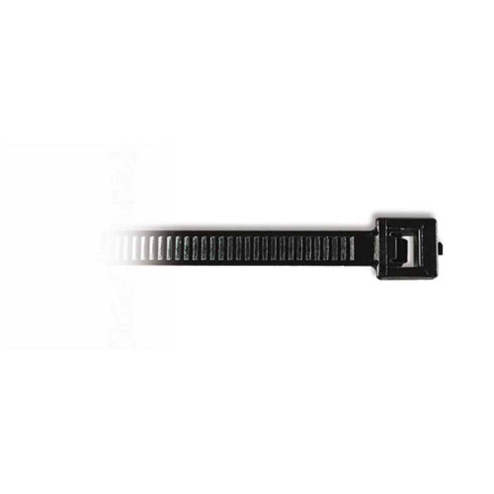 Wurth Cable Tie Strap Uv Black Plastic 4.8X275 (11 Inch )