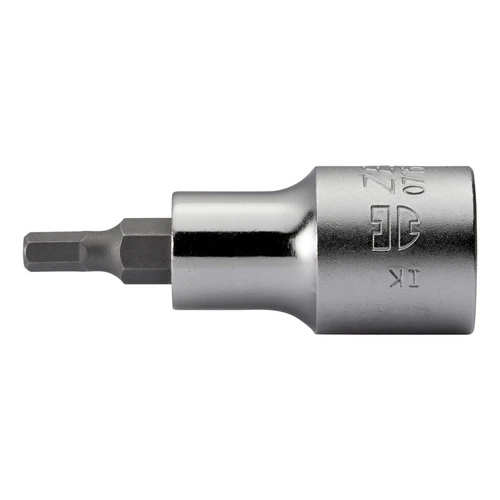 ZEBRA 1/2 Inch Hexagon Socket Bit Short - 1/2 Inch