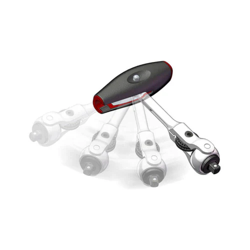 ZEBRA 1/4 Inch Ball-Head 3-in-1 Ratchet (Ratchet, Screwdriver and T-handle) - Image 3