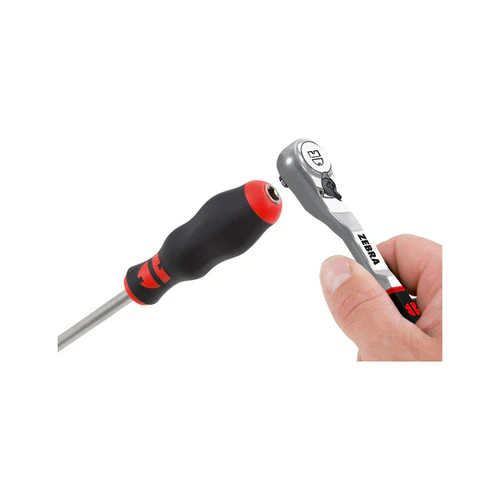 ZEBRA 1/4 Inch Lever Reversible Ratchet, Dust Protected - Image 3