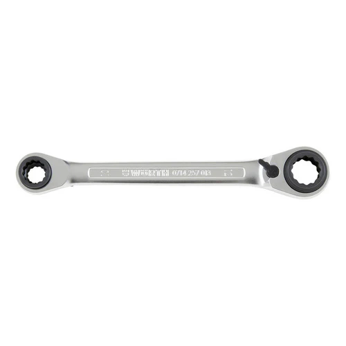 ZEBRA POWERDRIV® (12-Point) Double Box End Ratchet Wrench 4-In-1 - 16mm x 17mm + 18mm x 19mm