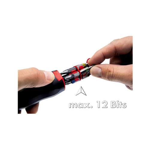 Zebra Ratchet Magazine Screwdriver (Includes 12 Bits) - Image 3