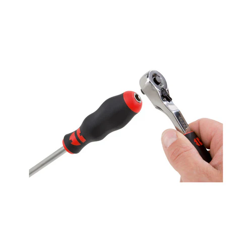 ZEBRA Screwdriver with 1/4 Inch Square Tip (Includes Ratchet Adapter) - Image 2