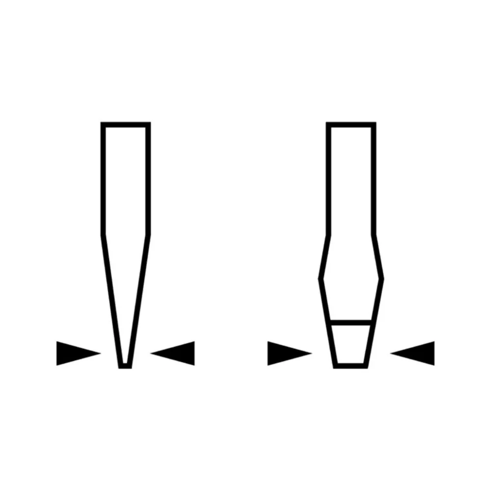 ZEBRA Slotted Screwdriver - Hexagon Blade, Impact Cap, Wrench Adapter - 0.8 x 4.5mm - Image 2
