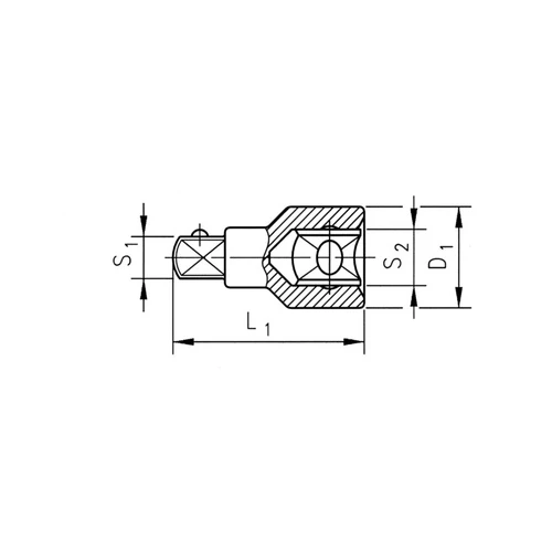 ZEBRA Step-Down Socket - 1/2 Inch to 3/8 Inch - Image 2