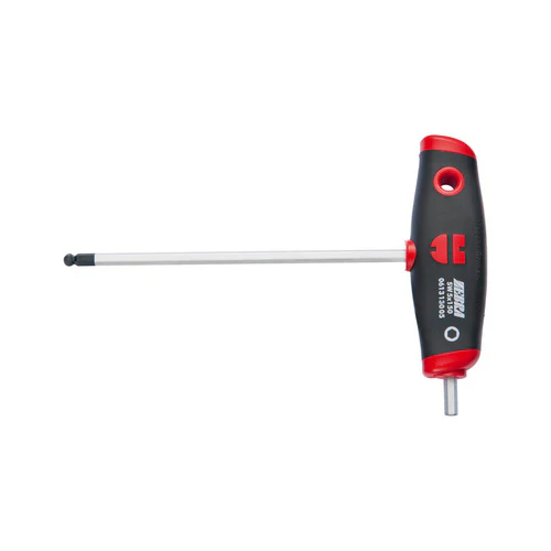 ZEBRA T-Handle Hexagon Ball Head Screwdriver with 17mm Side Hexagon Tip - 8mm Hexagon Tip X 150mm Blade X 105mm Handle