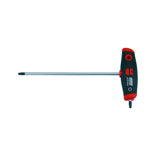 ZEBRA T-Handle Torx Head Screwdriver with 13mm Side Torx Tip - TX20 Torx Head X 200mm Blade X 105mm Handle